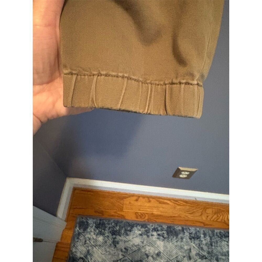 Banana Republic Women's Tapered Pants Medium Army Green Casual Relaxed Fit - Picture 4 of 9